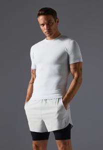 Футболка Pier One Sport SHORT SLEEVE SEAMLESS, Off-White