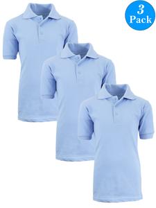 Школьная форма Galaxy by Harvic для мальчиков Polo-3 Pack Galaxy By Harvic, синий