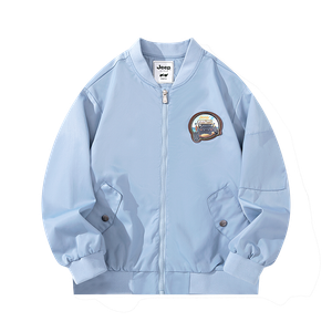 Унисекс куртка Stand Collar Moderate Jeep, серый синий