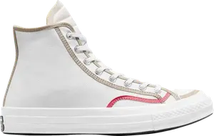 Кроссовки Converse Chuck 70 High Varsity Hybrid Texture White String, белый