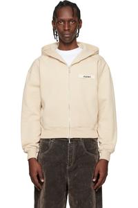 Худи La Casa 'the gros grain zipped' Jacquemus, бежевый