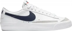 Кроссовки Nike Blazer Low '77 GS 'White Midnight Navy', белый