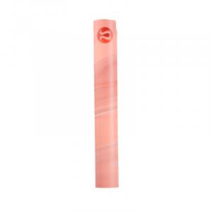 Коврик для йоги Lululemon, розовый/мультиколор/белый