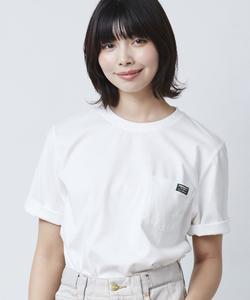 Футболка Japan Fit Carefree, не дающая усадки, с коротким рукавом и карманом, с логотипом Katahdin, Japan Fit.