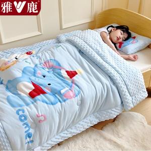 Yalu Детское одеяло 120х150 см, 1,5 кг, A класс, флис, цвет 冬日小象