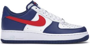 Мужские кроссовки Nike Air Force 1 '07, White/University Red