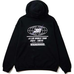 Хлопковая толстовка с вышитым логотипом NEIGHBORHOOD, черный