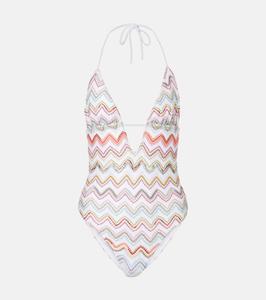 Купальник зигзаг Missoni, Multicolor w/White Base