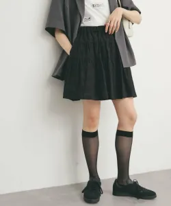 Вышитая мини-юбка Kbf, цвет Black