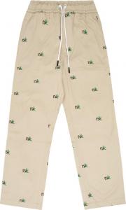Брюки Palm Angels Broken Palm Chino Pants 'Beige/Green', коричневый