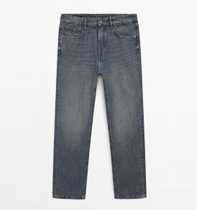 Джинсы Massimo Dutti Tapered fit, темно-синий