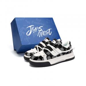 Низкие скейтерские кроссовки Unisex Creative Workshop Slip Resistant, Abrasion Resistant, Breathable JEANSWEST, черный