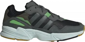 Кроссовки Adidas Yung-96 'Olive Gum', зеленый