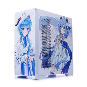 Корпус SAMA Custom Xianma Yanzhishen Ganyu, Mid Tower, белый/рисунок