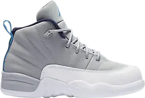 Кроссовки Air Jordan 12 Retro PS University Blue, серый