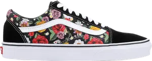 Кеды Vans Old Skool Lux Floral, черный