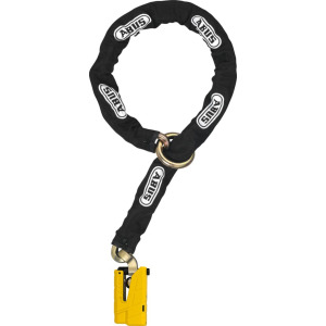 Цепь ABUS Granit Detecto XPlus 8077 Yellow 12KS Black Loop для блокировки