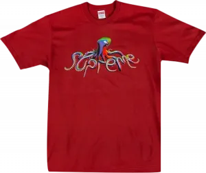 Футболка Supreme Tentacles T-Shirt 'Brick', красный
