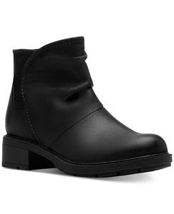 Женские сапоги на блочном каблуке Hearth Sofia из коллекции Collection Clarks, Black Leather
