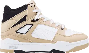 Кроссовки Puma Wmns Slipstream Mid White Light Sand, кремовый