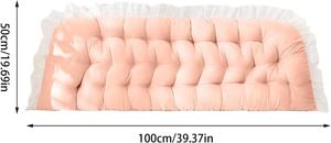 Generic Эргономичная подушка-подголовник клин для поддержки шеи и тела Grey