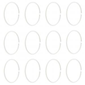 HASSJÖN ХАССШЁН Кольца для шторы в ванную, белый IKEA