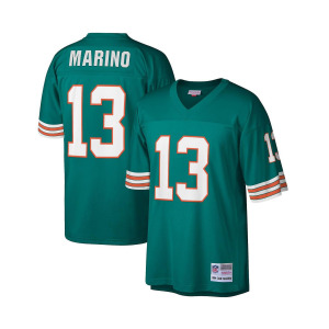 Мужская футболка dan marino aqua miami dolphins big and tall 1984 года, копия джерси для пенсионеров Mitchell & Ness