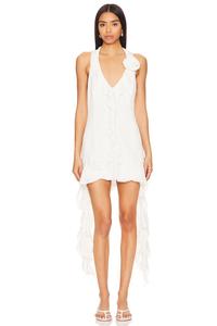 Платье с оборками ramona Show Me Your Mumu, белый