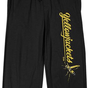 Мужские желтые жакеты с логотипом Title и брюки для сна Bee Licensed Character