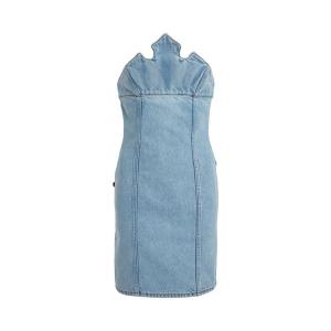 Платье Coperni x Disney Crown Denim Dress, Blue