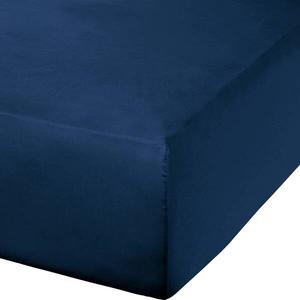 Простынь на подгонке Erwin Müller 202589, 150x1x200 см, темно-синий