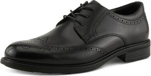 Мужские оксфорды Spring Step KOTAN - классические туфли на шнуровке с каблуком, черный