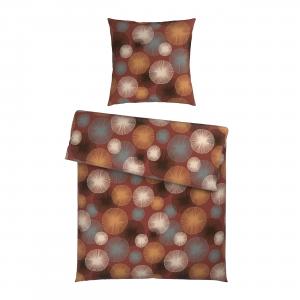 Постельное белье из атласа, 135x200 см, коричневое Esposa, коричневый