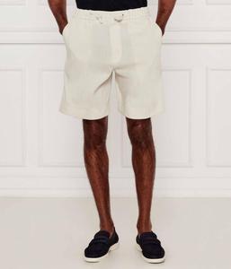 Льняные шорты p-peter-rds-s-wg-252 Relaxed fit Boss, экрю