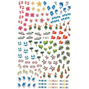 Наклейки для ногтей тонкие, самоклеящиеся, Miss Color № F301 MollyLac, Molly Lac