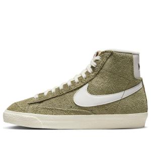 Кроссовки blazer mid '77 vintage 'olive' Nike, зеленый