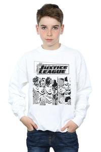 Толстовка в полоску с полосками «Лига справедливости» DC Comics, белый
