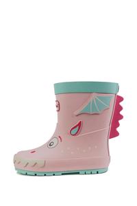 Ботильоны и ботинки Pink Zone с узором в виде дракона Toezone, розовый