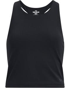 Топ Under Armour Kids Motion Crop Tank, цвет Black/Jet Gray