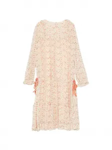 Платье Nyna с цветочным принтом и оборками Louise Misha Kids, бежевый