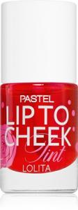Жидкие румяна для губ и щек Pastel Lip To Cheek Tint, 02 Lolita 9,6 ml