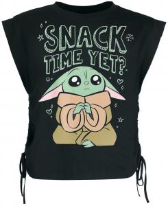 Топ Star Wars Grogu - Snack Time Yet?, черный