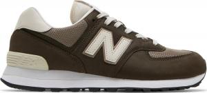 Кроссовки New Balance 574, темно-коричневый/кремовый