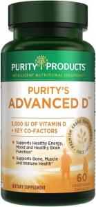 Purity Products Суперформула Dr. Cannell's Advanced D, 60 вегетарианских капсул
