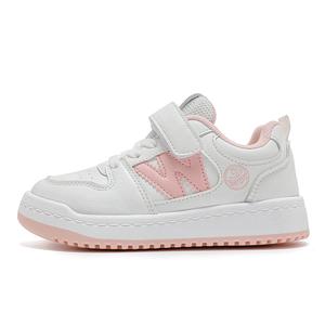 Нескользящие, легкие, амортизирующие, низкие, детские кроссовки для скейтбординга WARRIOR, белый/розовый