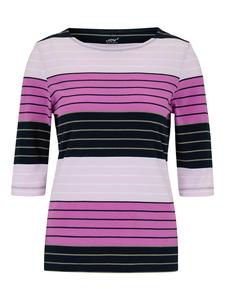 Joy Sportswear Рубашка с рукавом 3/4 LUANA в полоску розового цвета