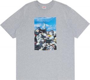 Футболка Supreme Trash Tee 'Heather Grey', серый
