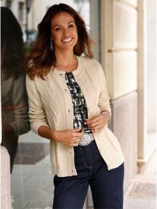 WITT WEIDEN Кардиган цвета меланжа