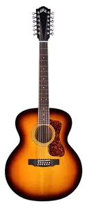 Гитара Guild F-2512E Deluxe Antique Sunburst 12-струнная акустическая электрогитара