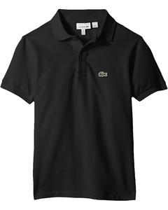 Поло Lacoste Kids L1812 Short Sleeve Classic Pique Polo, черный